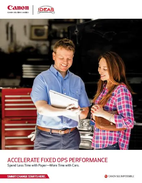 Canon, IDEAS Brochure, Stuart Business Systems