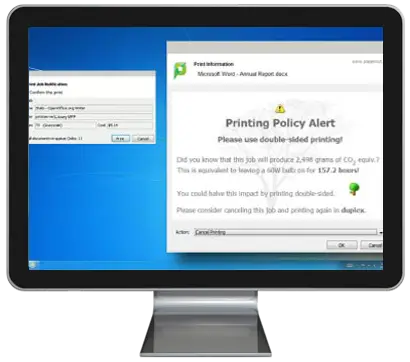 Papercut, Print Policy Alert, Stuart Business Systems