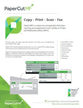 Papercut, Mf, Ecoprintq, Stuart Business Systems